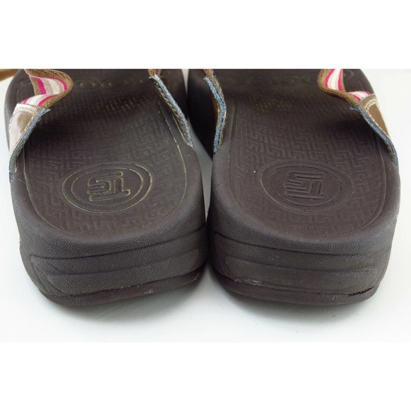 Academy of Therapeutic Footwear Size 8 M Brown Flip Flop Leather Women Sandal‎ - Picture 5 of 8